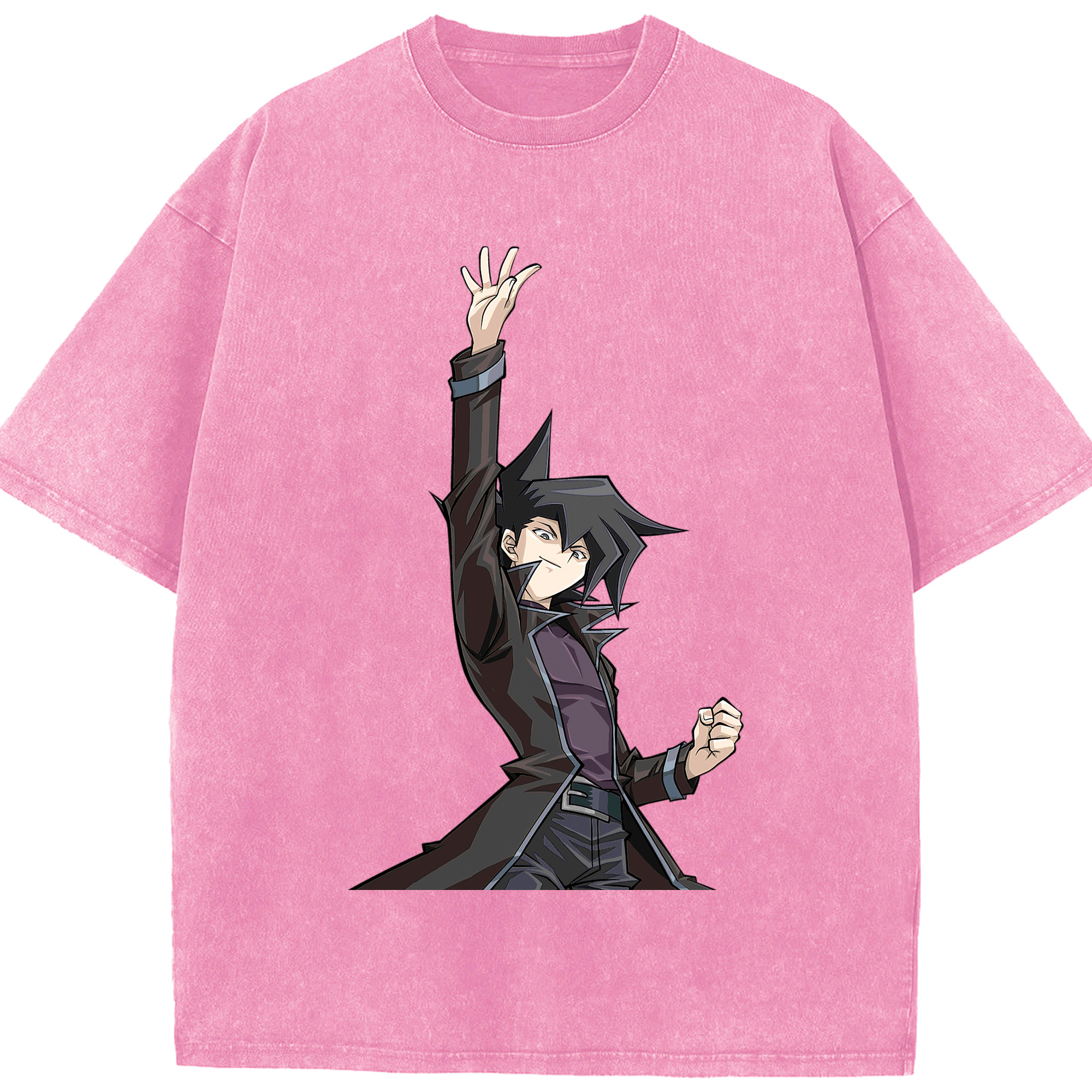 （画像用） 遊☆戯☆王 Yu-Gi-Oh! 綿100% ヴィンテージ風 半袖Tシャツ（フロントプリント）